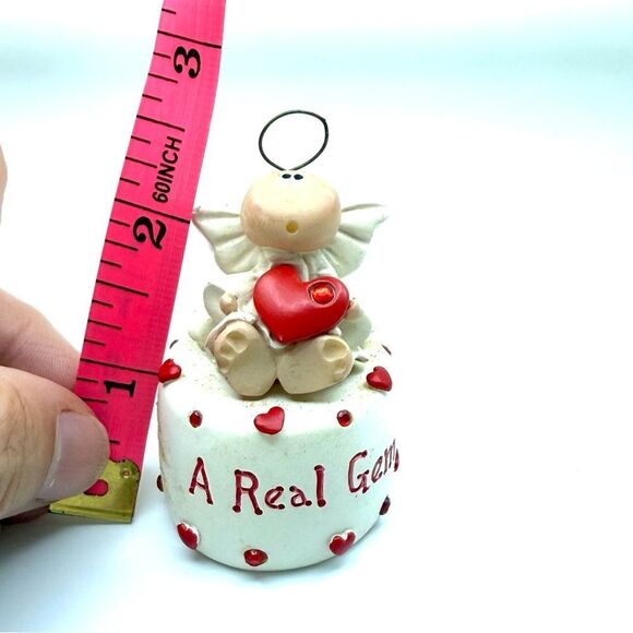 2001 Angel Cheeks Hearts Russ Berrie Valentine’s Day A Real Gem - Picture 3 of 4